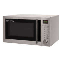 Russell Hobbs RHM2031 Digital Microwave with Grill, 20L - Stainless Steel